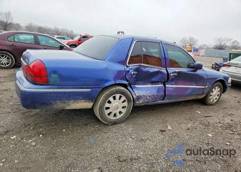 2004 Mercury Grand Marquis Ls из США, поврежденный, VIN 2MEFM75W44X697053